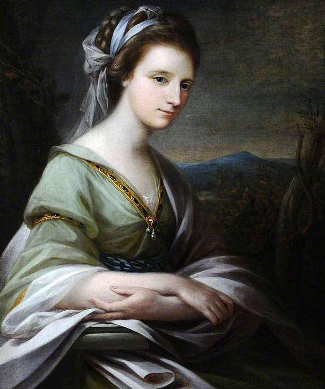 弗朗西丝·格雷维尔夫人（1744-1825），哈普尔夫人 Lady Frances Greville (1744–1825), Lady Harpur (1767)，安吉莉卡·考夫曼