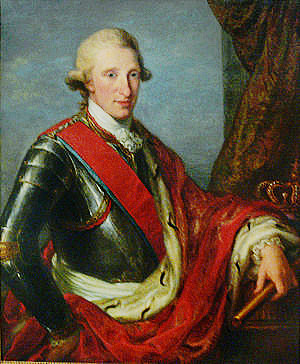 两西西里岛斐迪南一世的肖像 Portrait of Ferdinand I of the Two Sicilies (c.1782)，安吉莉卡·考夫曼