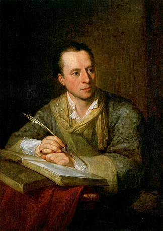 约翰·约阿希姆·温克尔曼的肖像 Portrait of Johann Joachim Winckelmann (1764)，安吉莉卡·考夫曼