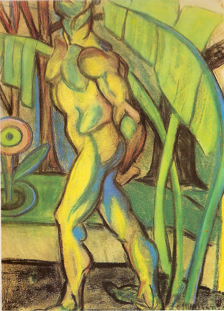 七色人 O homem de sete cores (1916)，阿妮塔·马尔法蒂
