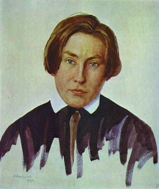 N.N.埃夫列诺夫的肖像 Portrait of N. N. Evreinov (1927; Russian Federation                     )，安娜·奥斯特鲁维亚