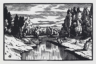 斯拉维扬卡河谷 The valley Of the river Slavyanka (1923; Russian Federation                     )，安娜·奥斯特鲁维亚