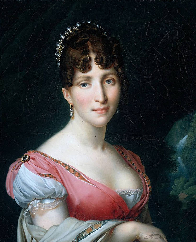 霍滕斯·德·博阿尔奈 Hortense de Beauharnais (1809)，路易杰罗德特德·特里奥松