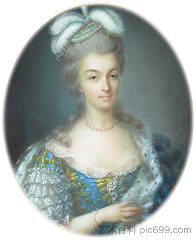 玛丽·安托瓦内特的肖像 Portrait of Marie Antoinette (1780)，安妮瓦尔茨柯斯特