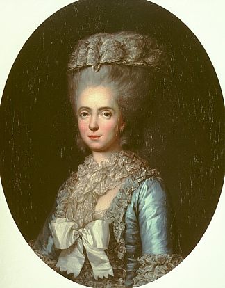 法国玛丽·阿德莱德公主的肖像，被称为阿德莱德夫人 Portrait of Princess Marie Adélaïde of France, called Madame Adelaide (1780)，安妮瓦尔茨柯斯特