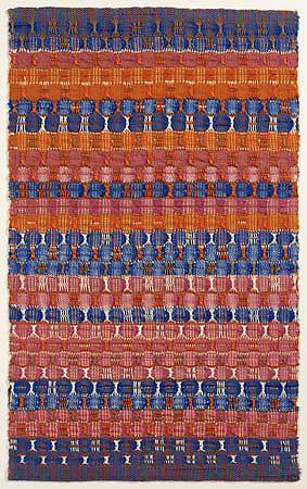 红色和蓝色图层 Red and Blue Layers (1954)，安妮·艾尔伯斯