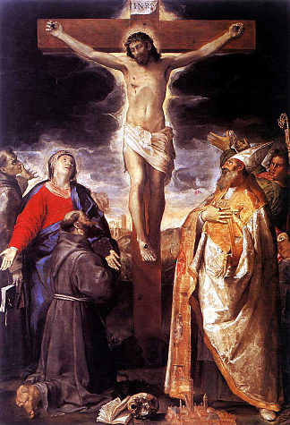 受难 Crucifixion (1583)，安尼巴尔·卡拉奇