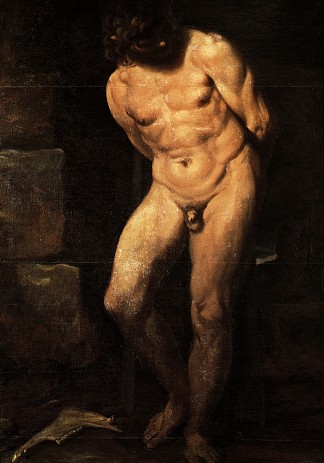 参孙被监禁 Samson imprisoned (c.1595)，安尼巴尔·卡拉奇