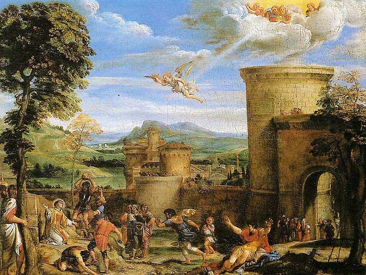 圣斯蒂芬的殉难 The Martyrdom of St Stephen (1603)，安尼巴尔·卡拉奇