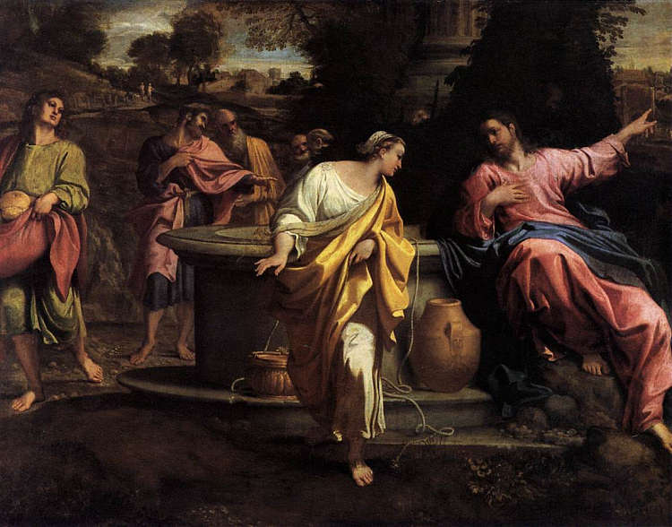 井边的撒玛利亚妇人 The Samaritan Woman at the Well，安尼巴尔·卡拉奇