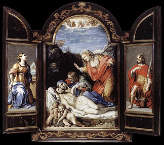 三联画 Triptych (1605)，安尼巴尔·卡拉奇