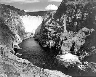 博尔德大坝 Boulder Dam (1941)，安塞尔·亚当斯