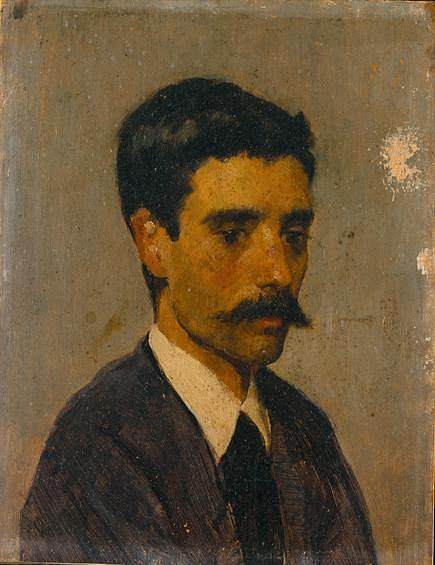 肖像 Auto-retrato (1873)，安东尼奥·卡瓦略·德席尔瓦波尔图