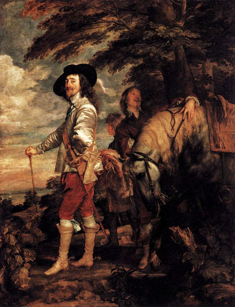 查理一世，狩猎中的英格兰国王 Charles I, King of England at the Hunt (c.1635)，安东尼·凡·戴克