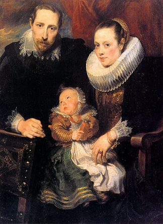 全家福 Family Portrait (1621)，安东尼·凡·戴克