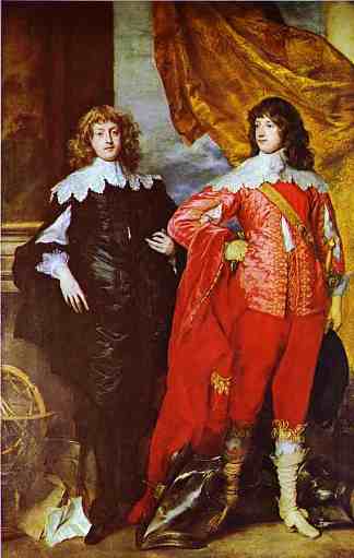 乔治·迪格比，第二代布里斯托尔伯爵和威廉·罗素，第一代贝德福德公爵 George Digby, 2nd Earl of Bristol and William Russell, 1st Duke of Bedford (1637)，安东尼·凡·戴克