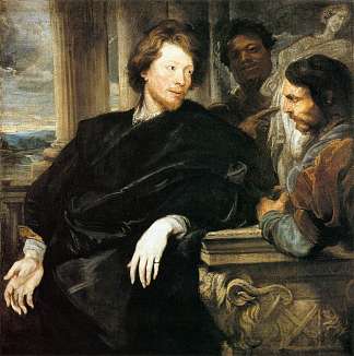 乔治·盖奇与两个男人 George Gage with Two Men (1622 – 1623)，安东尼·凡·戴克