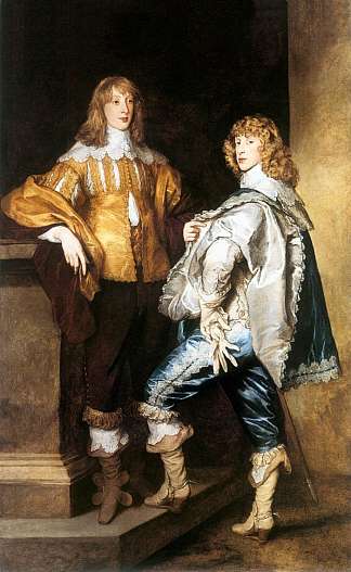 约翰勋爵和伯纳德·斯图亚特勋爵 Lord John and Lord Bernard Stuart (c.1638)，安东尼·凡·戴克