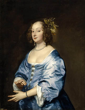 玛丽·鲁思文·范·戴克夫人 Mary Ruthven Lady van Dyck，安东尼·凡·戴克