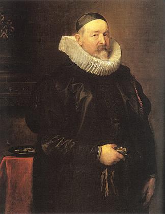 阿德里安·史蒂文斯的肖像 Portrait of Adriaen Stevens (1629)，安东尼·凡·戴克