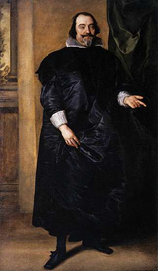 约斯特·德·赫尔托格的肖像 Portrait of Joost de Hertoghe (c.1635)，安东尼·凡·戴克