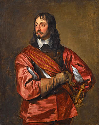 约翰·门内斯爵士的肖像 Portrait of Sir John Mennes，安东尼·凡·戴克