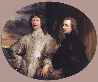 恩底弥翁·波特爵士与艺术家 Sir Endymion Porter and the Artist (1635)，安东尼·凡·戴克