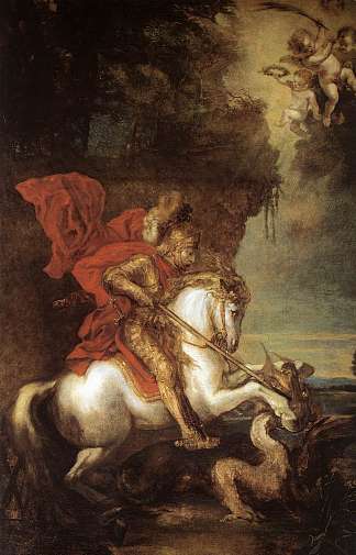 圣乔治与龙 St George and the Dragon，安东尼·凡·戴克