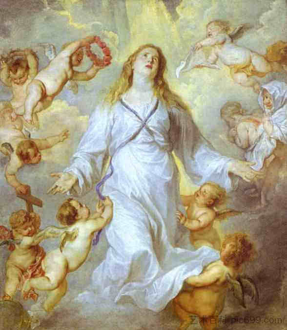 圣母升天 The Assumption of the Virgin (1627)，安东尼·凡·戴克