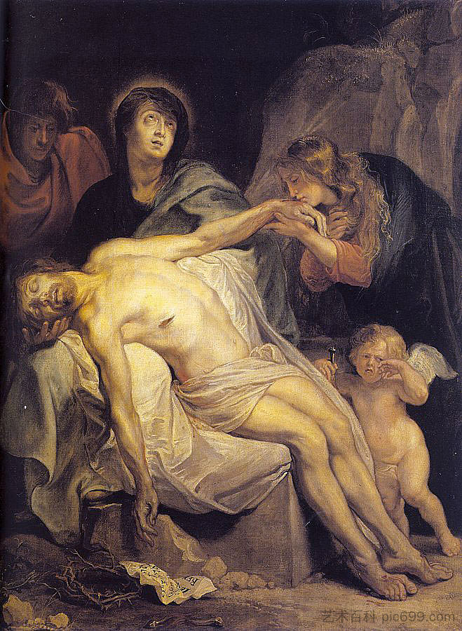 《哀歌》 The Lamentation (1618 - 1620)，安东尼·凡·戴克