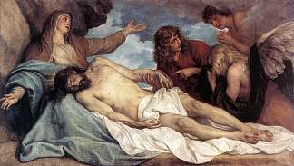 基督的哀歌 The Lamentation of Christ (1635)，安东尼·凡·戴克