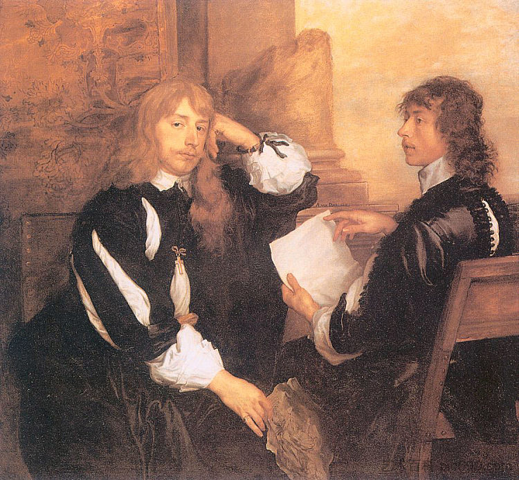 托马斯·基利格鲁和威廉，克罗夫茨勋爵 Thomas Killigrew and William, Lord Crofts (1638)，安东尼·凡·戴克