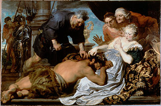 参孙和黛利拉 Samson and Delilah (1620)，安东尼·凡·戴克