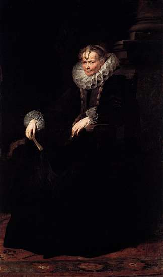 热那亚贵族的妻子 Wife of an Aristocratic Genoese (1624 – 1626)，安东尼·凡·戴克