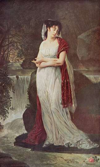克里斯汀·博耶的肖像 Portrait of Christine Boyer (1800)，安托万·让·格罗