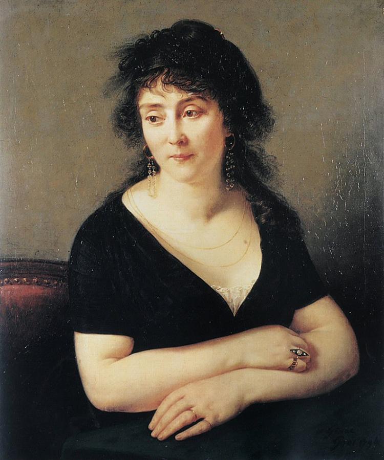 布鲁耶尔夫人的肖像 Portrait of Madame Bruyere (1796)，安托万·让·格罗