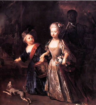 弗雷德里克和他的妹妹威廉敏娜 Frederick and his sister Wilhelmina，安托·内佩斯