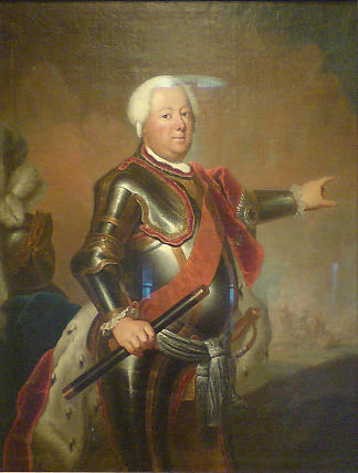普鲁士腓特烈·威廉一世的肖像 Portrait of Frederick William I of Prussia (c.1733)，安托·内佩斯
