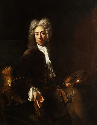 让·巴蒂斯特·加约特·杜比松的肖像 Portrait of Jean Baptiste Gayot Dubuisson (c.1725)，安托·内佩斯