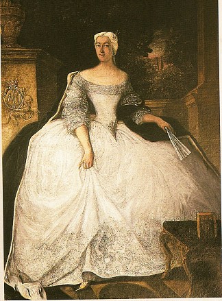 特奥菲拉·齐亚温斯卡的肖像 Portrait of Teofila Działyńska (1754)，安托·内佩斯