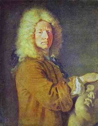 帕特画像 Portrait of M Pater (c.1716)，让·安东尼·华多