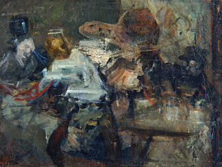 在工作室里 In a Studio (1905)，安东·阿兹贝