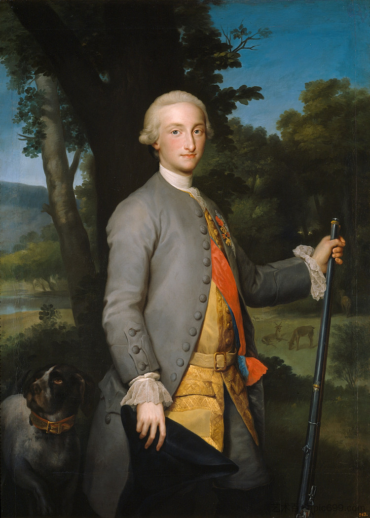 查理四世，阿斯图里亚斯亲王 Charles IV, Prince of Asturias (1765)，安东·拉斐尔·门斯