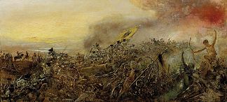 萨沃伊的尤金王子在赞塔战役中 Prince Eugene of Savoy at the Battle of Zenta (c.1880 – c.1882)，安东·罗马科
