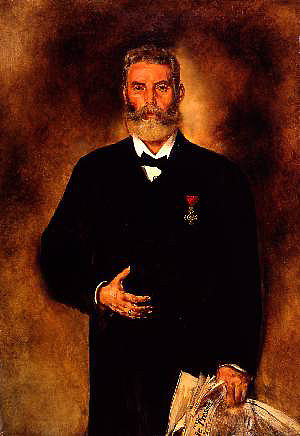 克里斯托夫·赖瑟的肖像 Portrait of Christoph Reisser (1885)，安东·罗马科