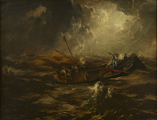 海上风暴 Sea storm (1880 – 1882)，安东·罗马科