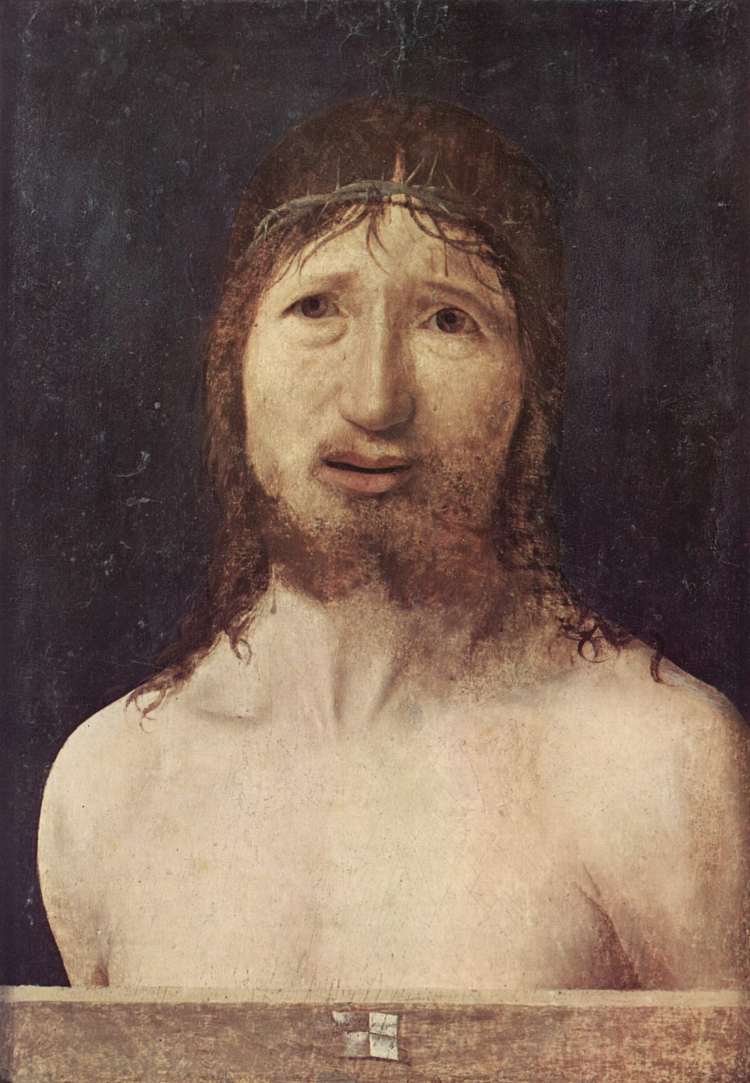 Ecce Homo Ecce Homo (1470; Italy  )，安东内洛·德·梅西纳