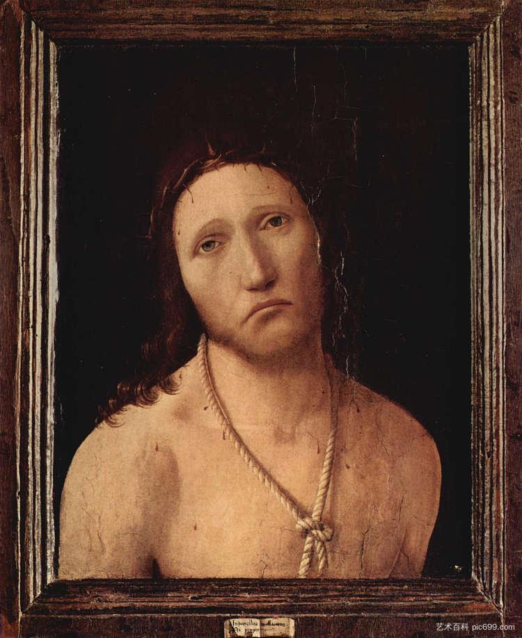 Ecce Homo Ecce Homo (1474; Italy  )，安东内洛·德·梅西纳