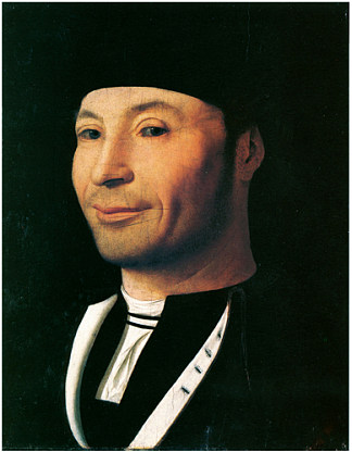 一个男人的肖像 Portrait of a Man (c.1475; Italy                     )，安东内洛·德·梅西纳