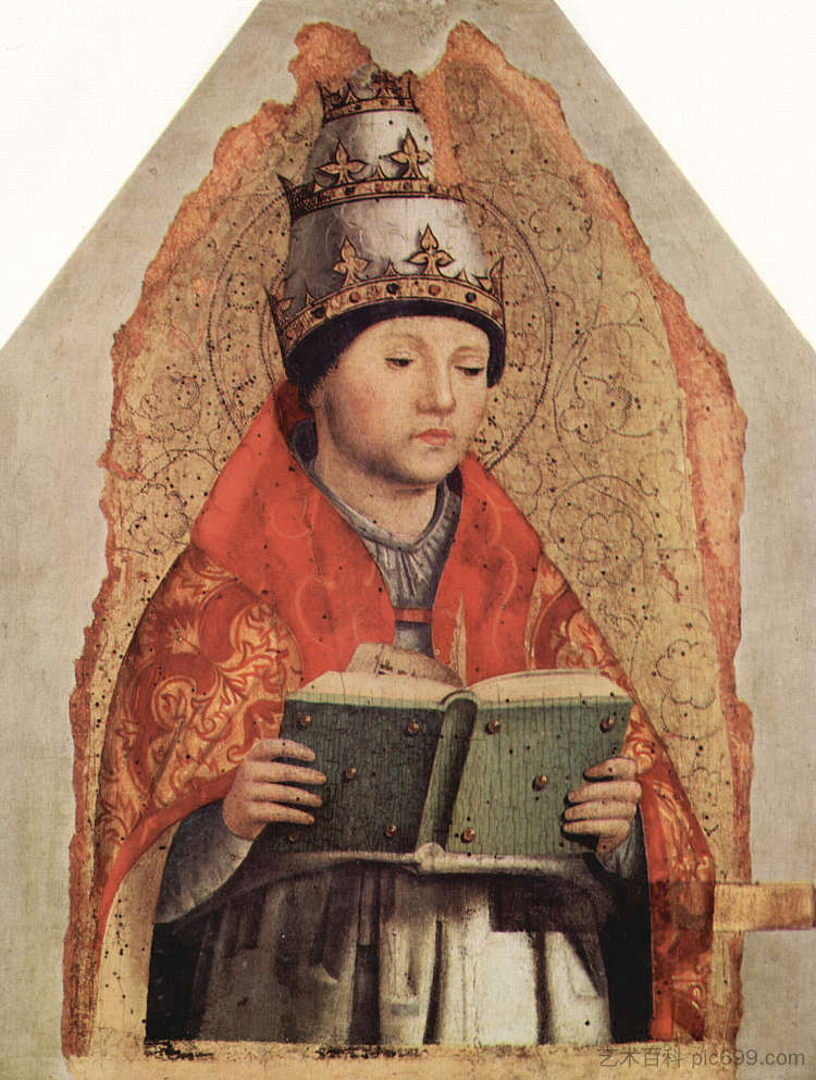 圣格雷戈里 St. Gregory (c.1472; Italy  )，安东内洛·德·梅西纳